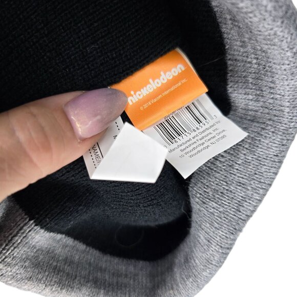 Nickelodeon Paw Patrol Kids Beanie Hat With Pom Pom Blue & Gray OSFM - Picture 5 of 5